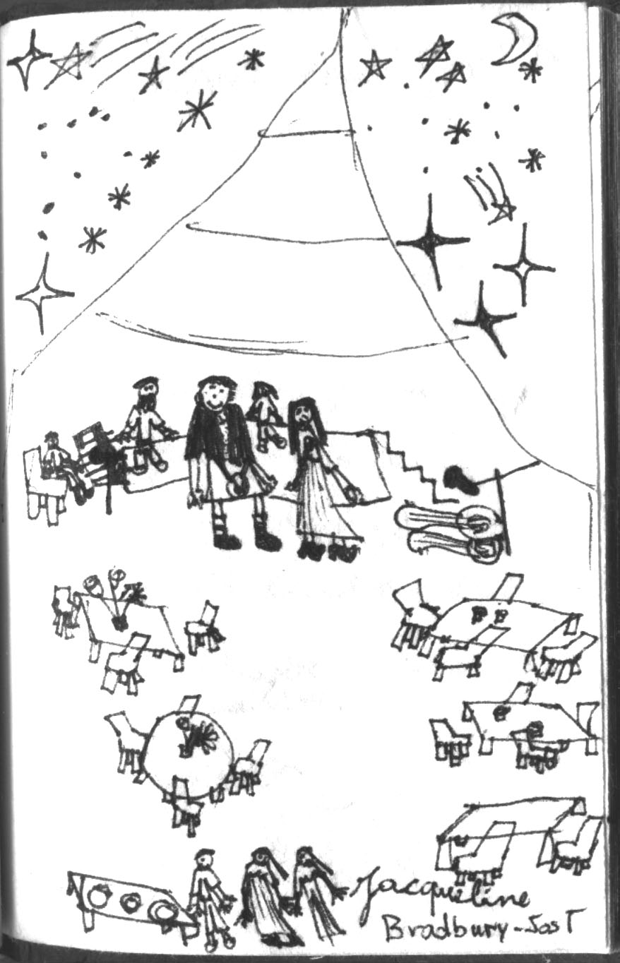 Drawing by Jacqueline Bradbury-Jost