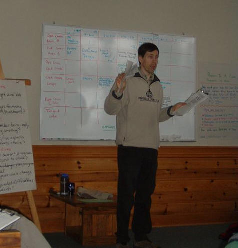 Andrew begins to fill in the V-Space grid