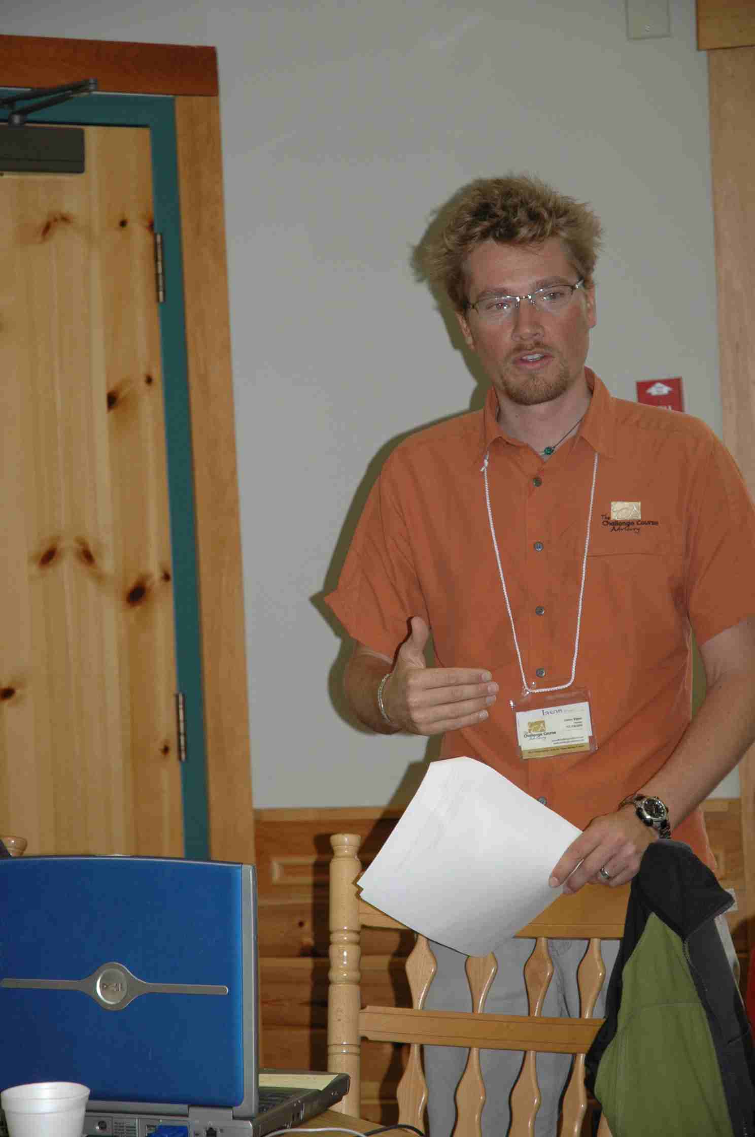 Jason Kipps presents a session