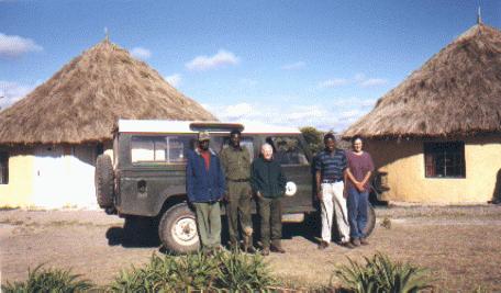 2 guides with Alan, Daniel, & Kathy at the Research Centre