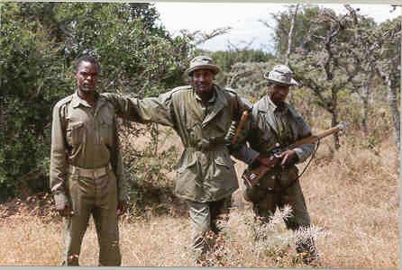 Guards and guides on our rhino patrol