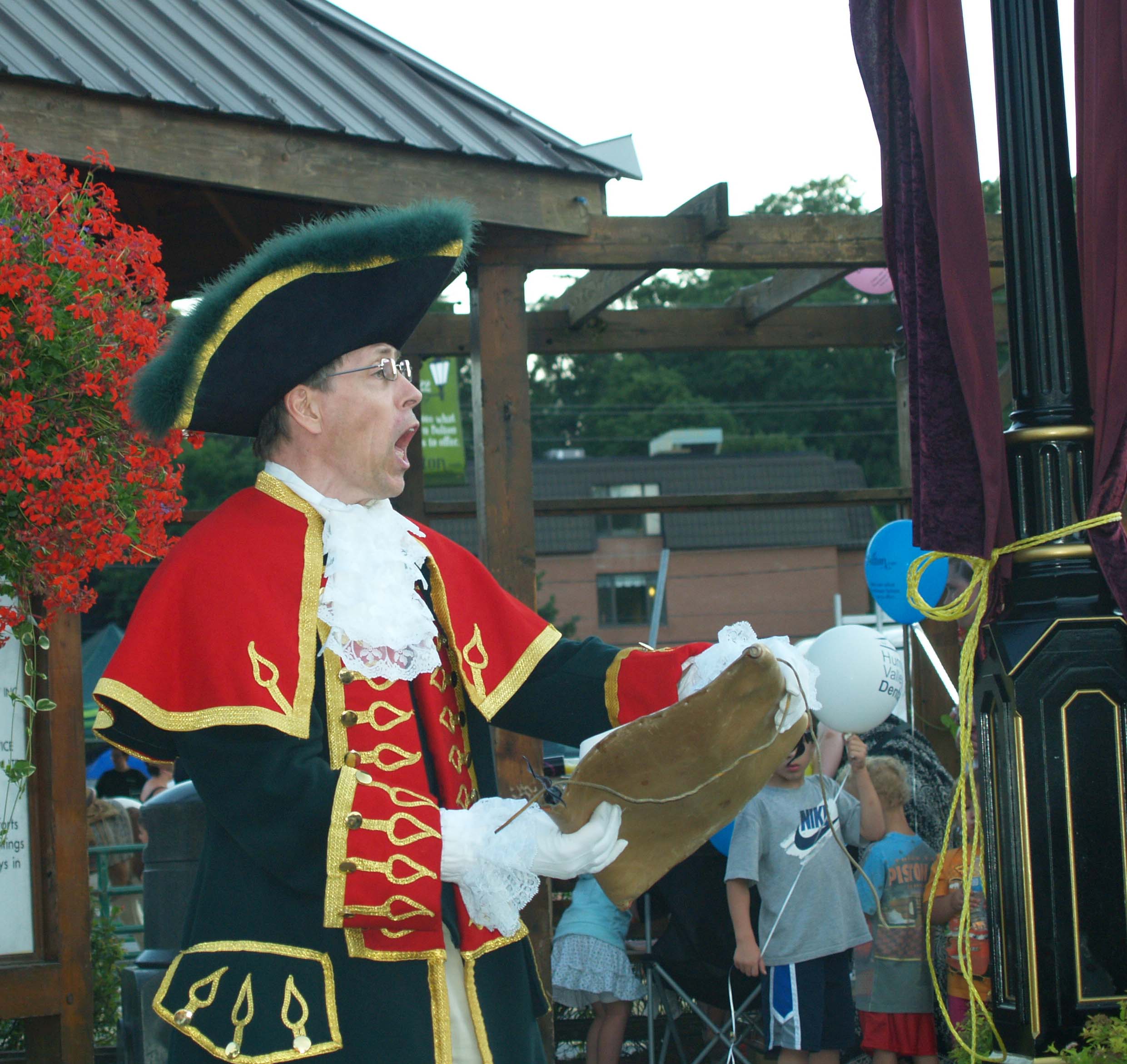 Town Crier - Bolton Town Clock Dedication