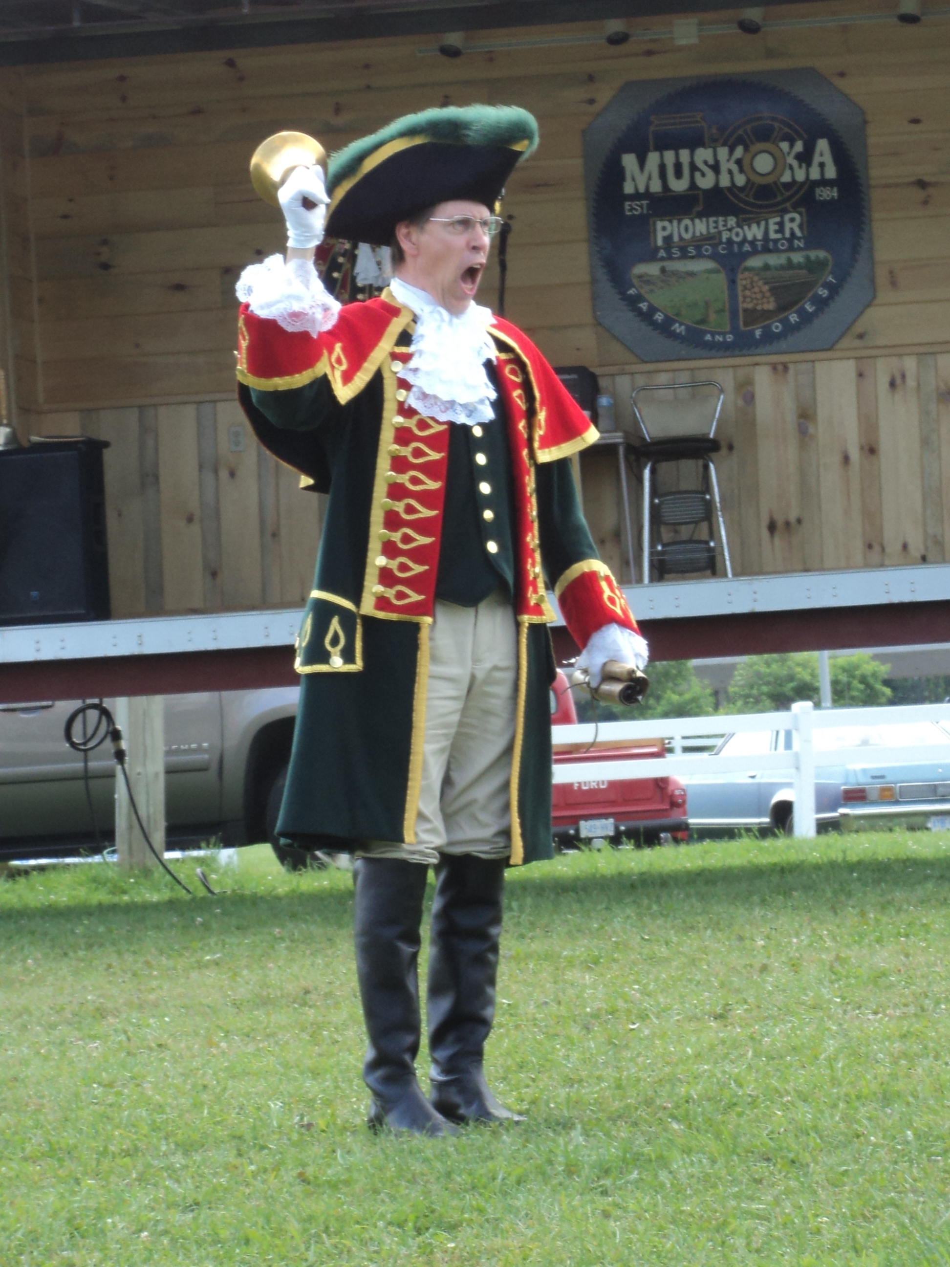 Town Crier - Muskoka Pioneer Power Show competition