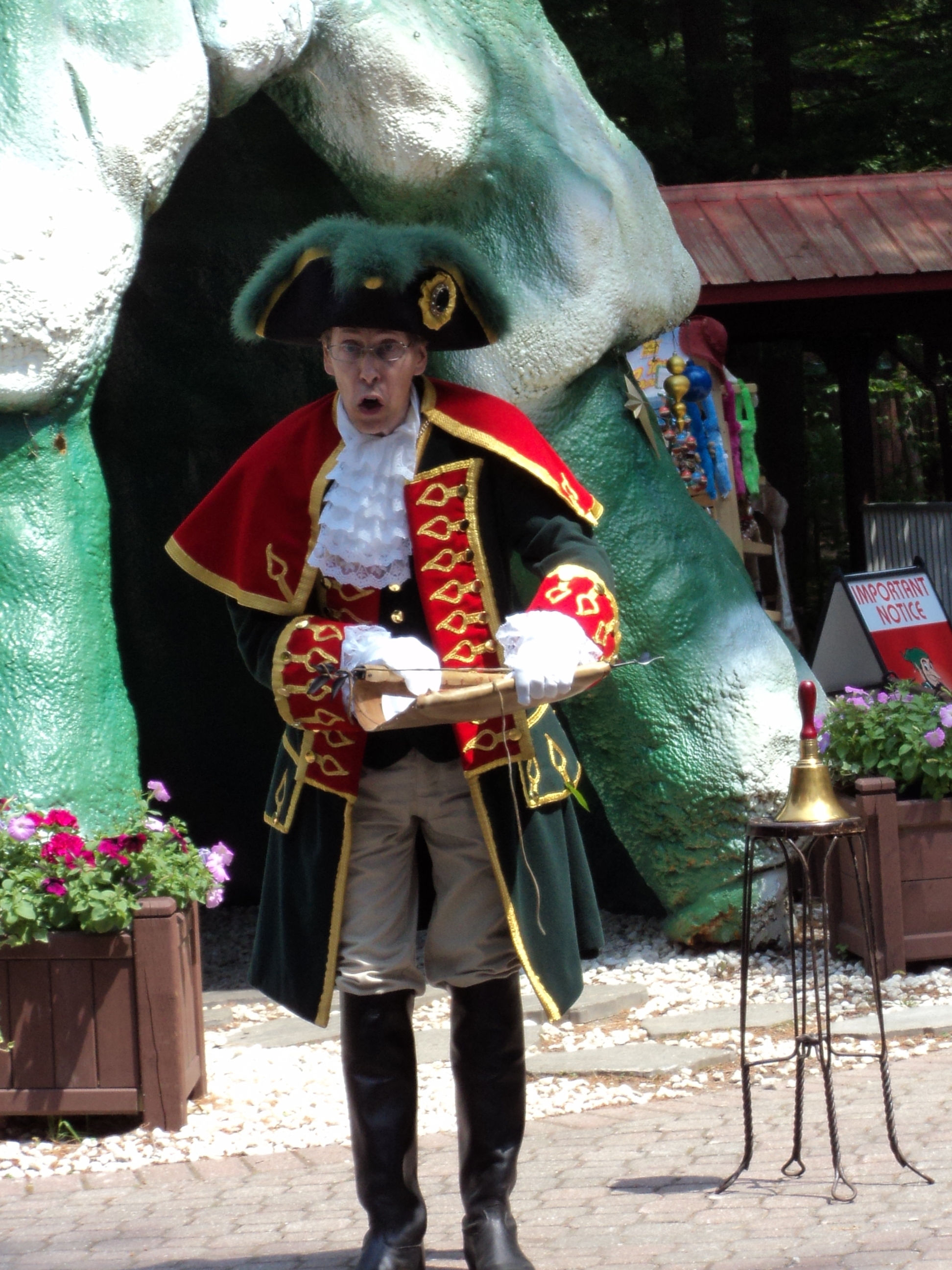 Town Crier - Santa's Village competition