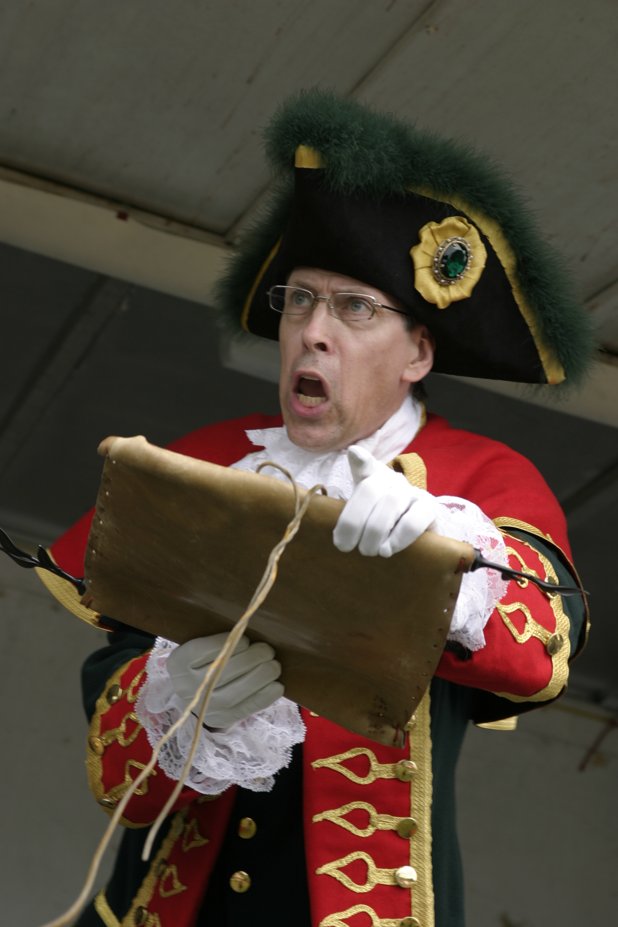 Town Crier for Caledon, Ontario, Canada